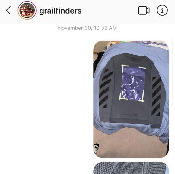 Offwhite carravagio crewneck sz xxl - Picture 8 of 9